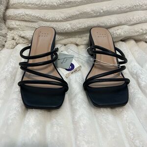 A New Day Women's Elegant Black Sandals